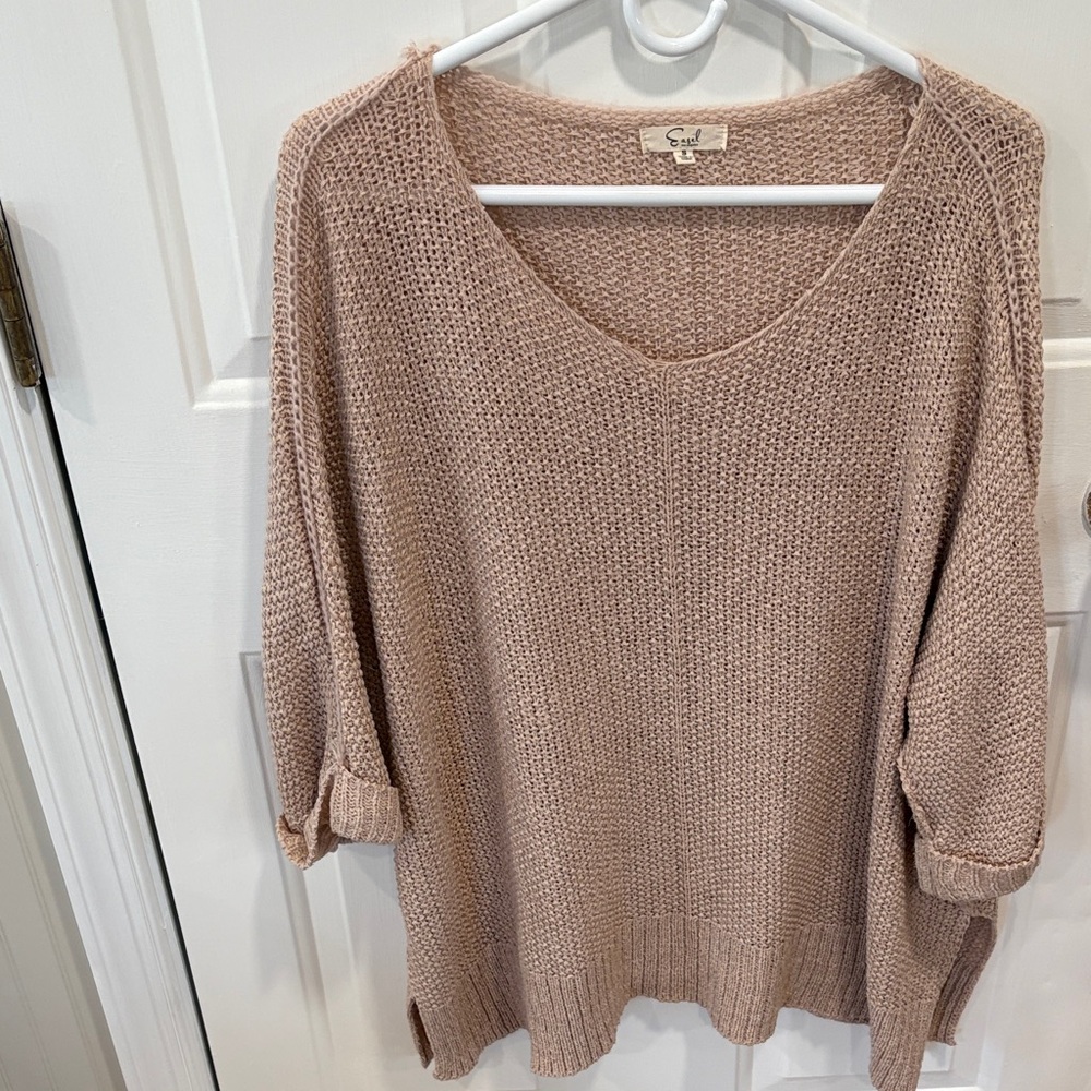 Sweater in Dark Cream/Tan